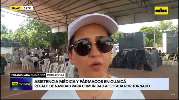 Video: asistencia médica y fármacos en Guaicá - ABC Noticias - ABC Color