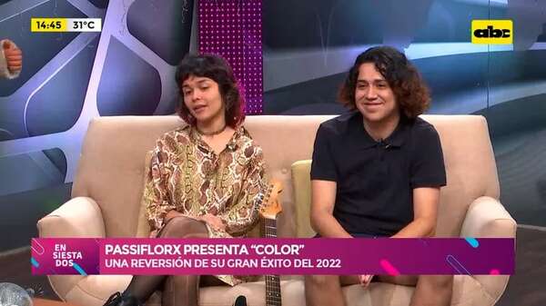 Video: Passiflorx presenta una reversión de “Color” - Ensiestados - ABC Color
