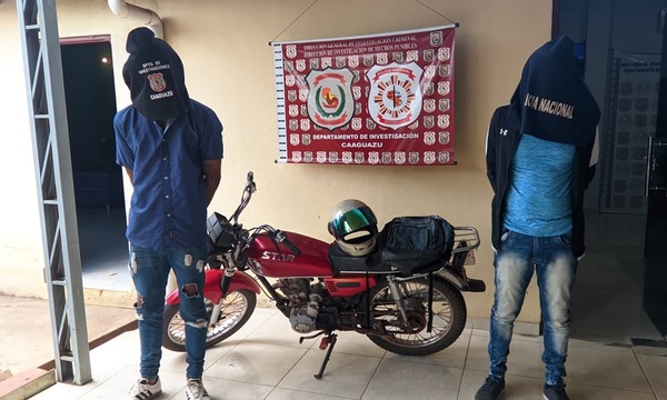 Hermanos vieron a la policía, aceleraron y fueron detenidos en una compañía de Coronel Oviedo