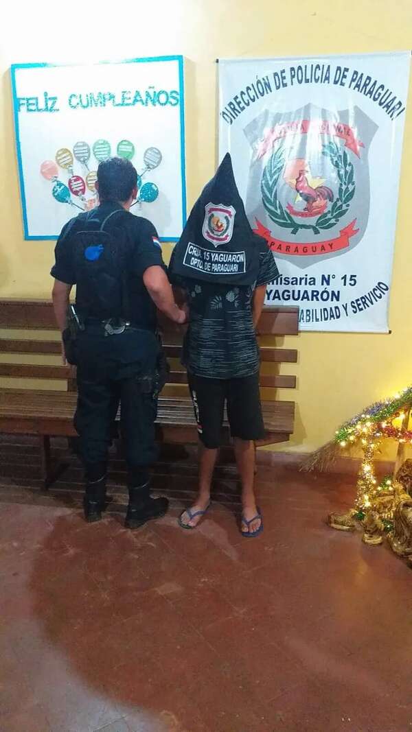 Detienen a joven por hurto agravado y recuperan los objetos en Yaguarón - Nacionales - ABC Color