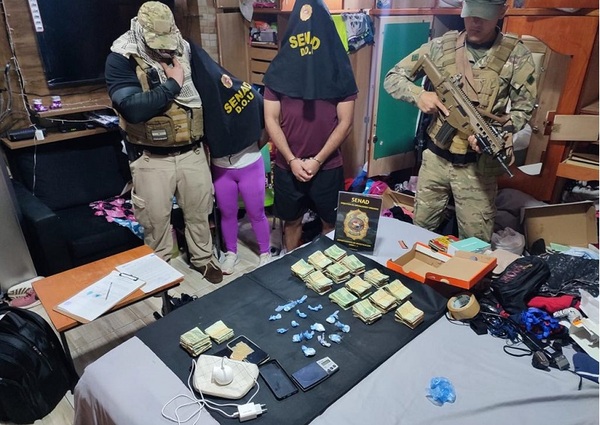 SENAD despliega operativos múltiples contra el microtráfico en Asunción