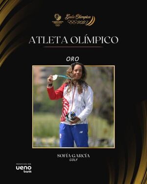 Sofía García recibe el principal galardón de la Gala Olímpica 2023 - La Tribuna