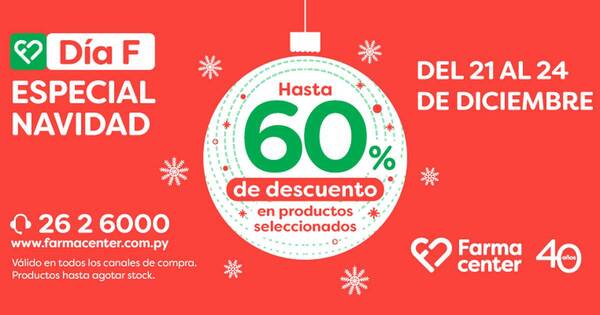 La Nación / Farmacenter lanza su Día F Especial Navidad por 4 días