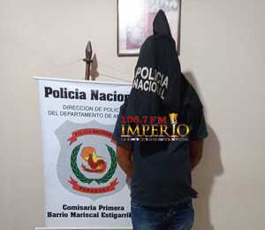 Cae en el barrio Mariscal Estigarribia individuo buscado por robo agravado - Radio Imperio 106.7 FM