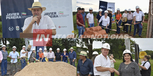 GOBERNADOR ACOMPAÑA INICIO DE OBRAS EN PIRAPÓ Y LA PAZ - Itapúa Noticias