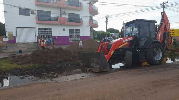 EJECUTAN LOS TRABAJOS DE MEJORAMIENTO DE CALLES DE LA CIUDAD.