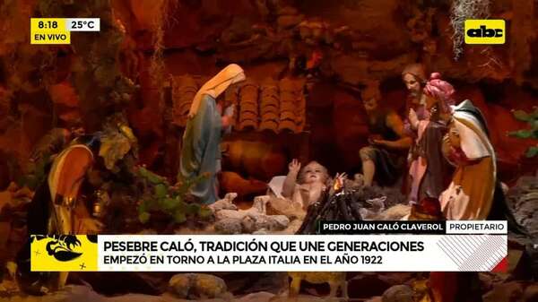 Video: Pesebre Caló, tradición que une generaciones - ABC Noticias - ABC Color
