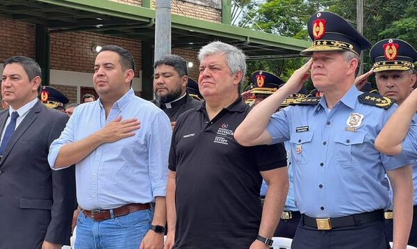 Instalan base del Grupo Lince en Villa Elisa con presencia permanente de 100 efectivos
