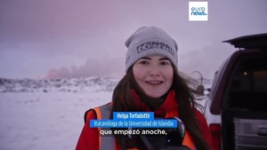 La lava sigue brotando en Islandia a pesar de la disminución de la actividad volcánica