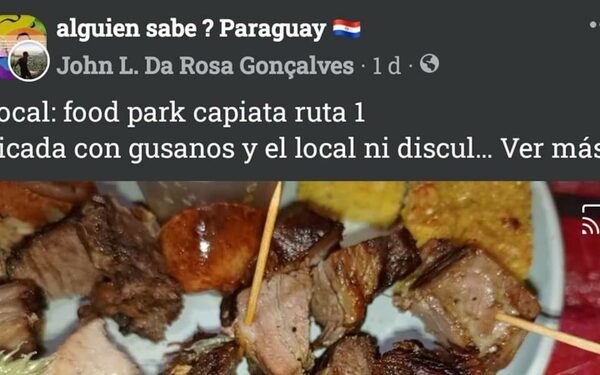 Local de comidas sirvió picada con gusanos y pidieron disculpas