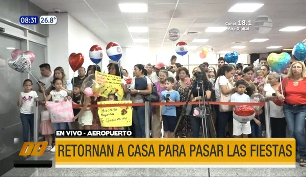 Compatriotas retornan a casa para pasar las fiestas | Telefuturo