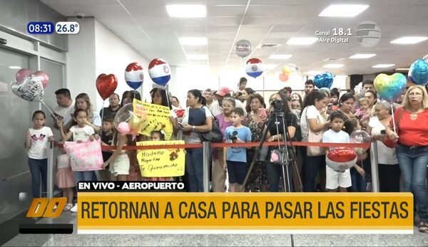 Compatriotas retornan a casa para pasar las fiestas | Telefuturo