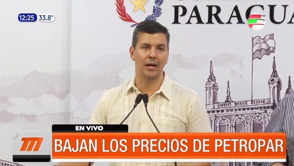 Precios de combustibles y gas bajan en Petropar | Telefuturo