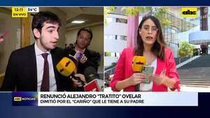 Video: hijo de Ovelar renuncia e hija de Alliana niega nepotismo - ABC Noticias - ABC Color