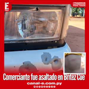 Comerciante fue asaltado en Brítez Cue