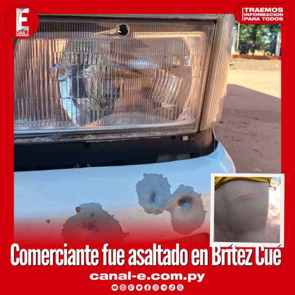 Comerciante fue asaltado en Brítez Cue
