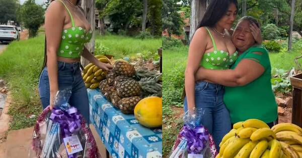 Diario HOY | Laurys Dyva encarnó el espíritu navideño y repartió obsequios