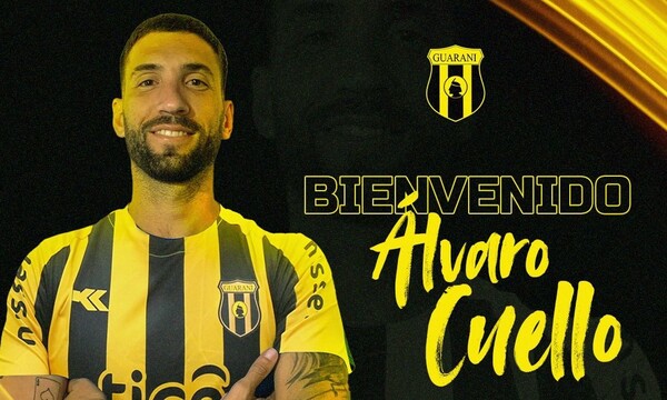 ¡Quinto refuerzo a la vista! Guaraní presentó a Álvaro Cuello