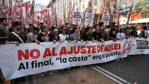 Gobierno de Milei cobrará a organizadores de protestas los 60 millones de pesos que costó el despliegue policial