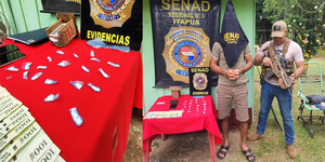  DETUVIERON A PRESUNTO MICROTRAFICANTE DE COCAÍNA EN CARMEN DEL PNÁ. - Itapúa Noticias