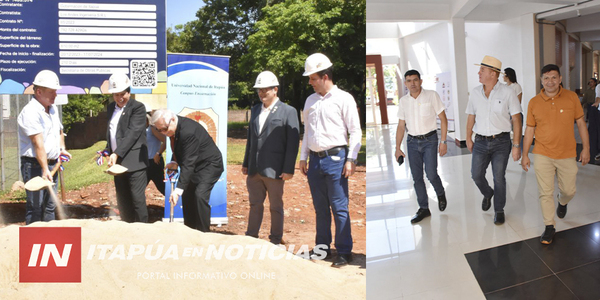 GOBERNACIÓN DE ITAPÚA INICIÓ LA CONSTRUCCIÓN DEL LABORATORIO DE LA UNI - Itapúa Noticias
