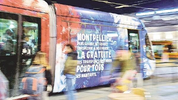 En Montpellier se impone el transporte público gratuito