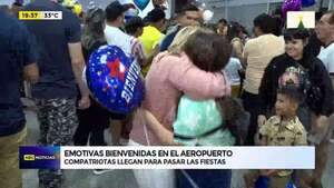 Video: emotivas bienvenidas en el aeropuerto - ABC Noticias - ABC Color