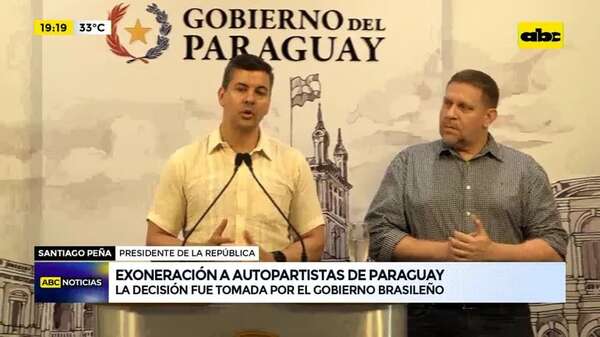 Video: exoneración a autopartistas de Paraguay - ABC Noticias - ABC Color