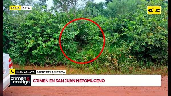 Crimen en San Juan Nepomuceno: el padre de la víctima da su versión - Crimen y castigo - ABC Color