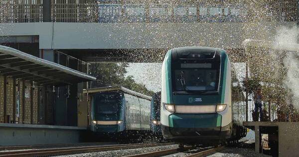 La Nación / Inaugura el tren para ser alternativa al canal de Panamá