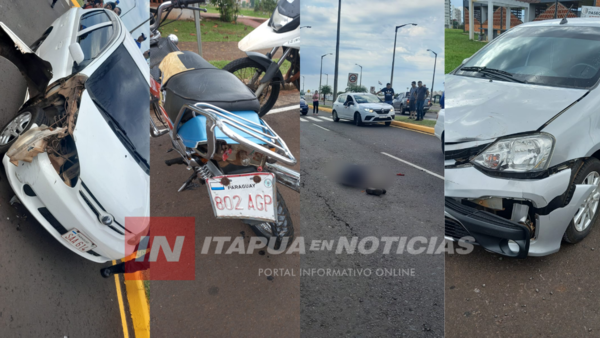 MOTOCICLISTA FALLECIÓ TRAS ACCIDENTE EN LA COSTANERA DE ENCARNACIÓN - Itapúa Noticias
