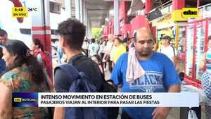 Video: Intenso movimiento en la Estación de Buses - ABC Noticias - ABC Color