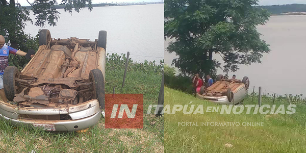 ACCIDENTE EN LA RUTA PY01: CHOQUE Y VUELCO DEJA UN MENOR HERIDO - Itapúa Noticias