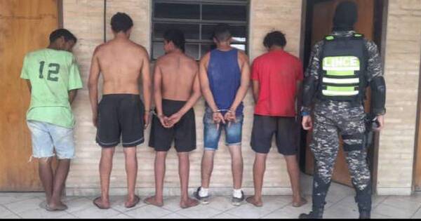 La Nación / Grupo Lince desarticula banda de delincuentes