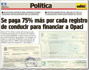 Bachi impulsa control a otras ONG, pero se olvida de la  “descontrolada” Opaci - Política - ABC Color