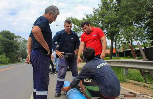 ¡Histórico!, por primera vez barrio San Quintín de Pilar accede al agua potable | 1000 Noticias