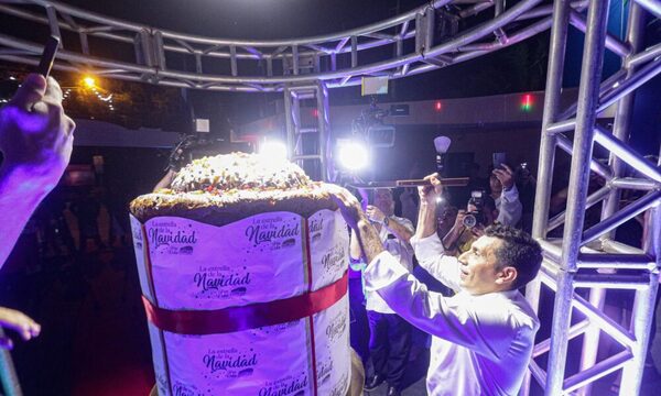 Arcoíris hizo el pan dulce más grande del país