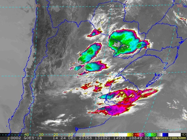 Diez departamentos en alerta por tormenta - ADN Digital