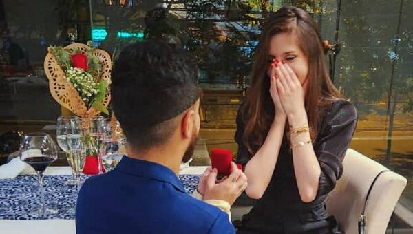 Joshua Dietrich le pidió matrimonio a su novia