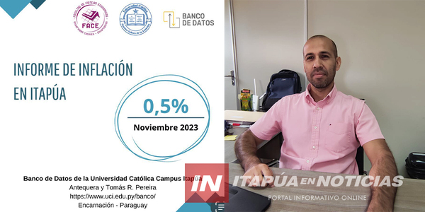 EN EL MES DE NOVIEMBRE SE REGISTRÓ UN 0,5 % DE INFLACIÓN EN ITAPÚA - Itapúa Noticias