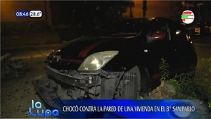 Aparatoso accidente de tránsito en barrio San Pablo - Noticias Paraguay