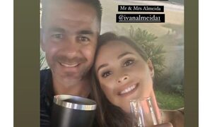 Triste navidad de la doña de Almeida: “Salud al cielo mi amor”