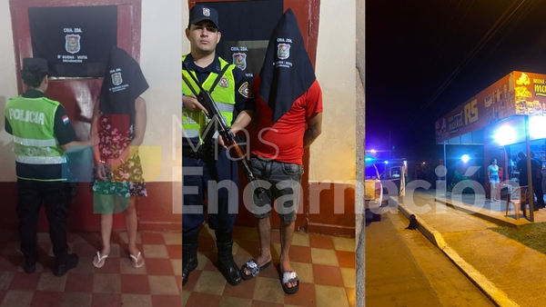 Pareja detenida por robo en Cambyretá también vinculada a otro atraco