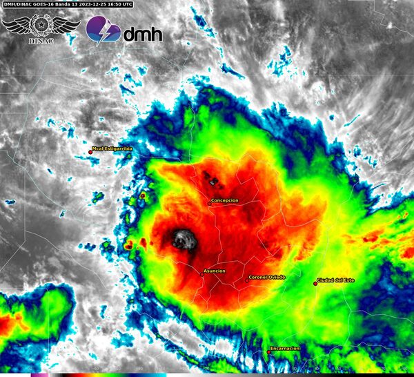 Alerta Meteorológica: tormentas y lluvias intensas en 10 departamentos - La Tribuna
