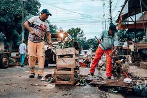 Festejos por Navidad dejan gran cantidad de basura en Luque •