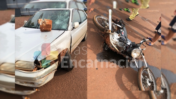 Motociclista gravemente herido en choque en la Ruta PY06 en Tomás Romero Pereira.