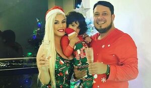 Lilian Ruiz tras reconciliarse con su ména festejó la Navidad en Paraguay
