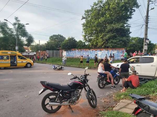 Choque de motos deja un fallecido en Ñemby - Policiales - ABC Color