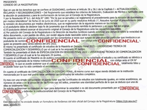 Consejo oculta nombre de postulante denunciado ante la Fiscalía por fraude