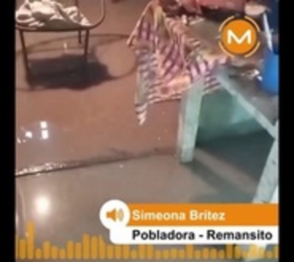 Pobladora critica a políticos por las inundaciones en Remansito - Paraguay.com